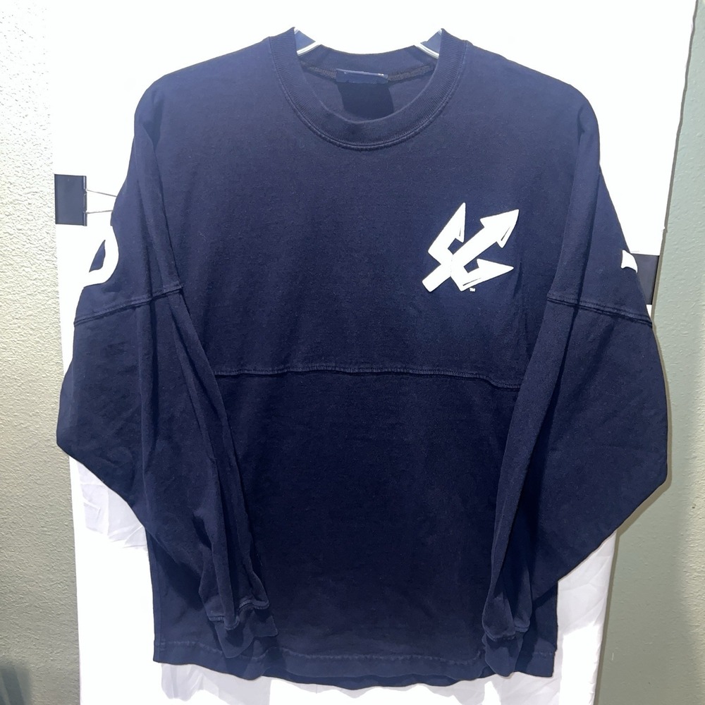 Spirit Jersey UC San Diego Tritons Navy Blue w/ White Print XS Oversized Fit VTG